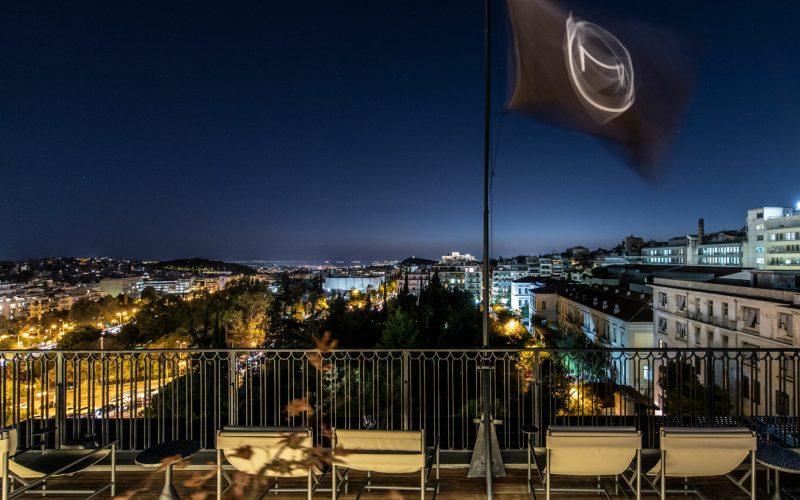 TheModernistAthens-Rooftop-Night